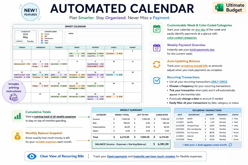 Automated Calendar